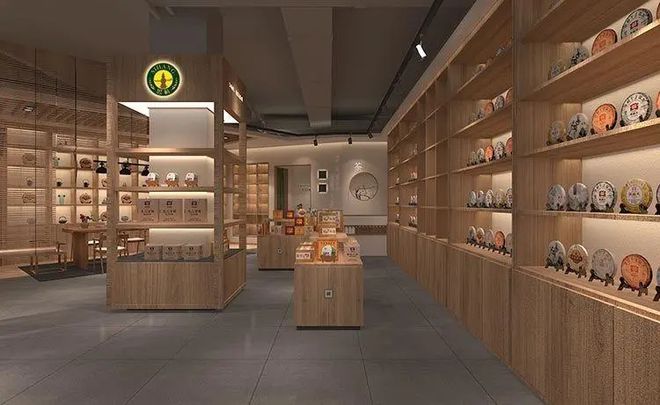 茶叶店效果图惊艳打造品茗雅致的茶文化空间